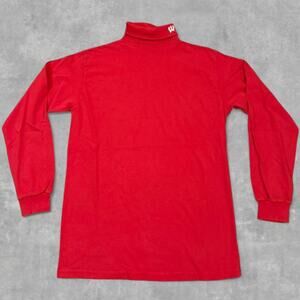 Vintage Wisconsin Badgers Turtle Neck Made in USA size Large